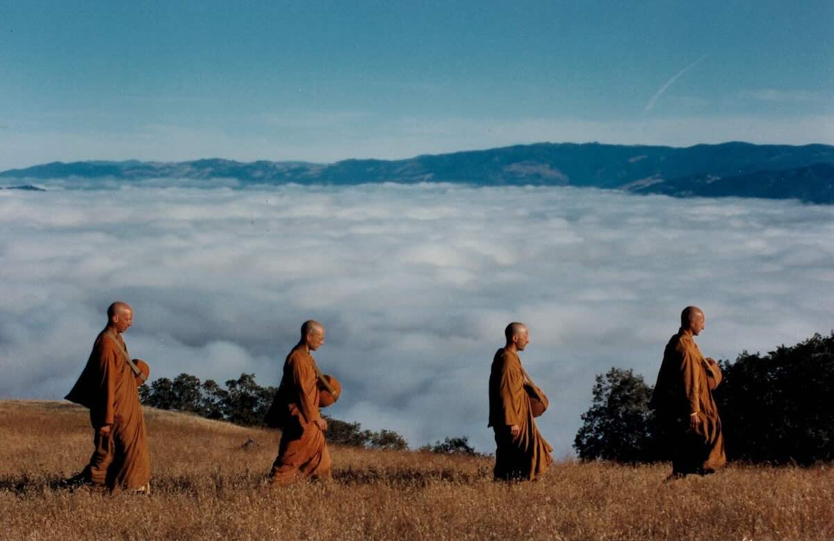 Ajahn Amaro e Ajhan Thanavaro - ritiro di tre mesi - 1995 California - America