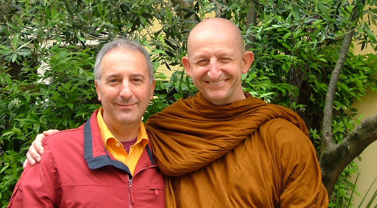 Ajahn Amaro e Mario Thanavaro